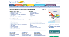 Desktop Screenshot of lignesantechamplain.ca